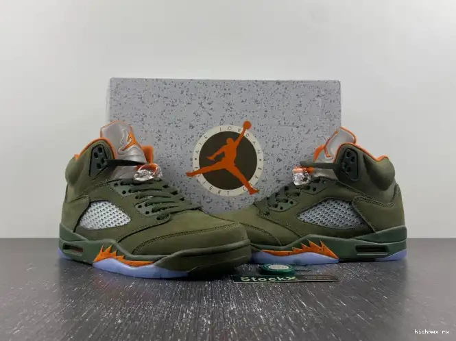 Cheap Kickmax Air Olive Jordan 5 DD0587-308 0517
